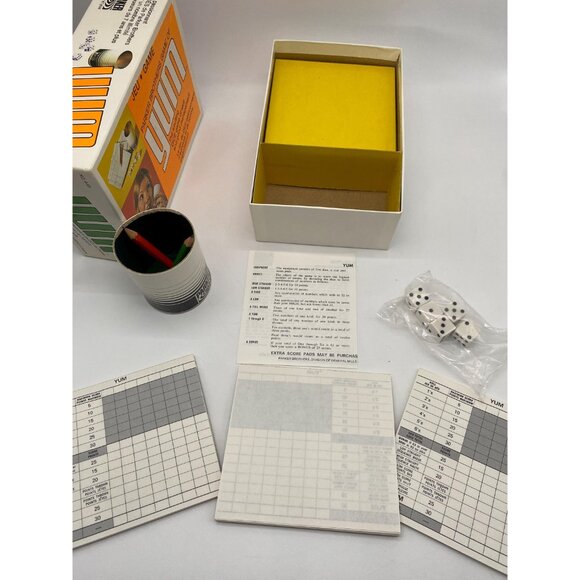 Vintage Parker Brothers Gam of Yum Dice Board Game - Picture 5 of 6